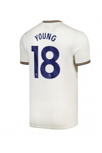 Everton Ashley Young #18 Voetbaltruitje 3e tenue 2024-25 Korte Mouw